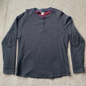 Carbon 2 Cobalt Long Sleeve Henley